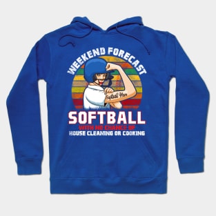 Softball mom hoodies top